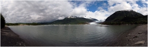 Mendenhall Lake and Glacier from the southeastern edge of the lake (June 2009)